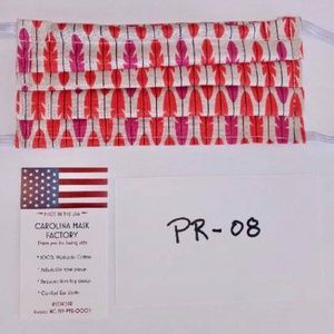 Gorgeous colorful face mask face covering w/filter